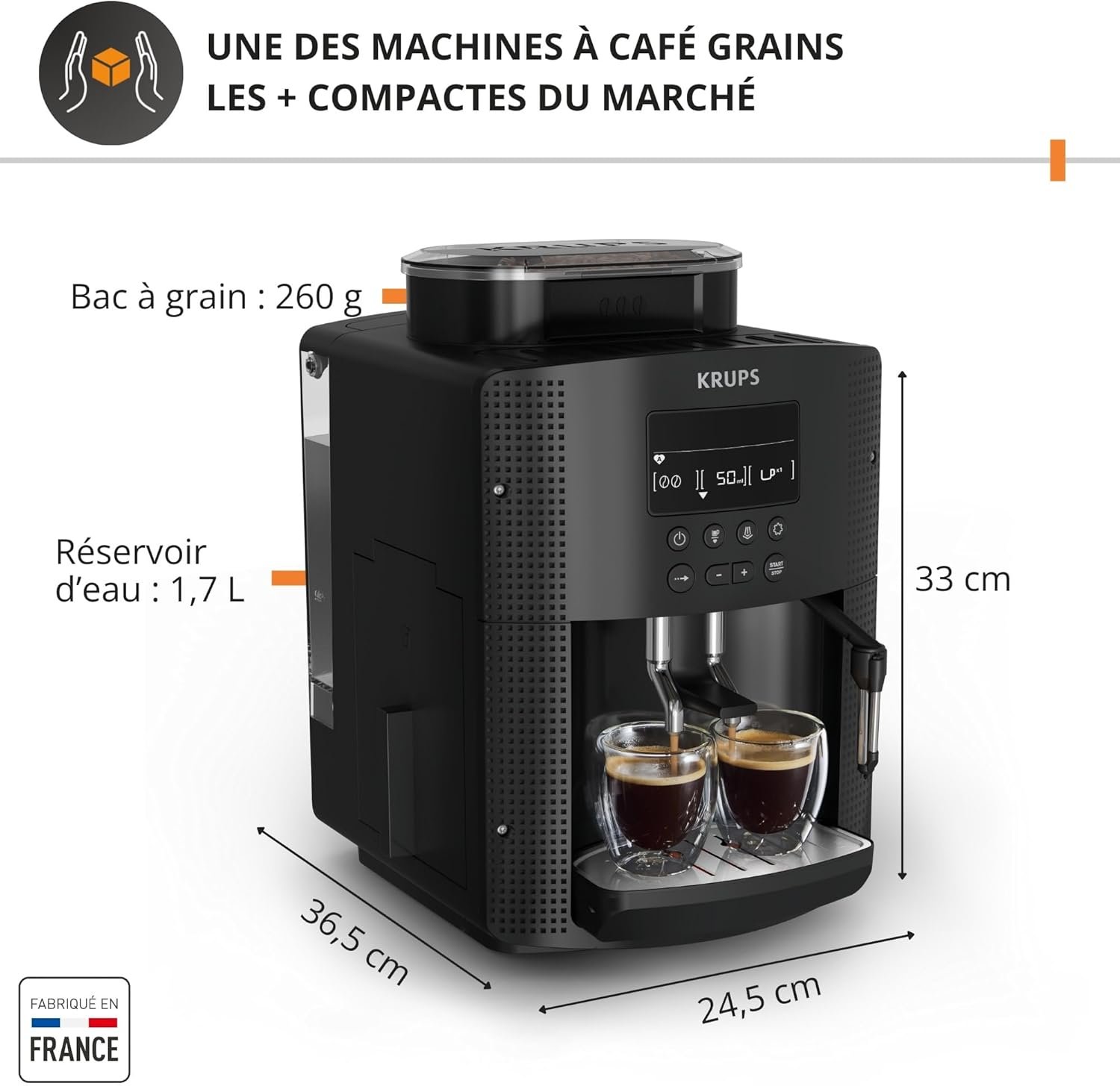 Krups Essential EA81P8E0 Expresso auto broyeur – Image 4