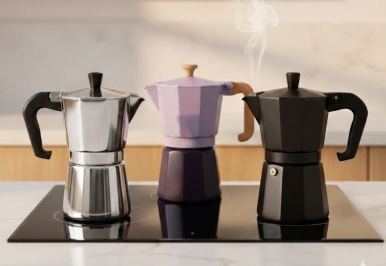 cafetières italiennes pour plaque vitrocéramique